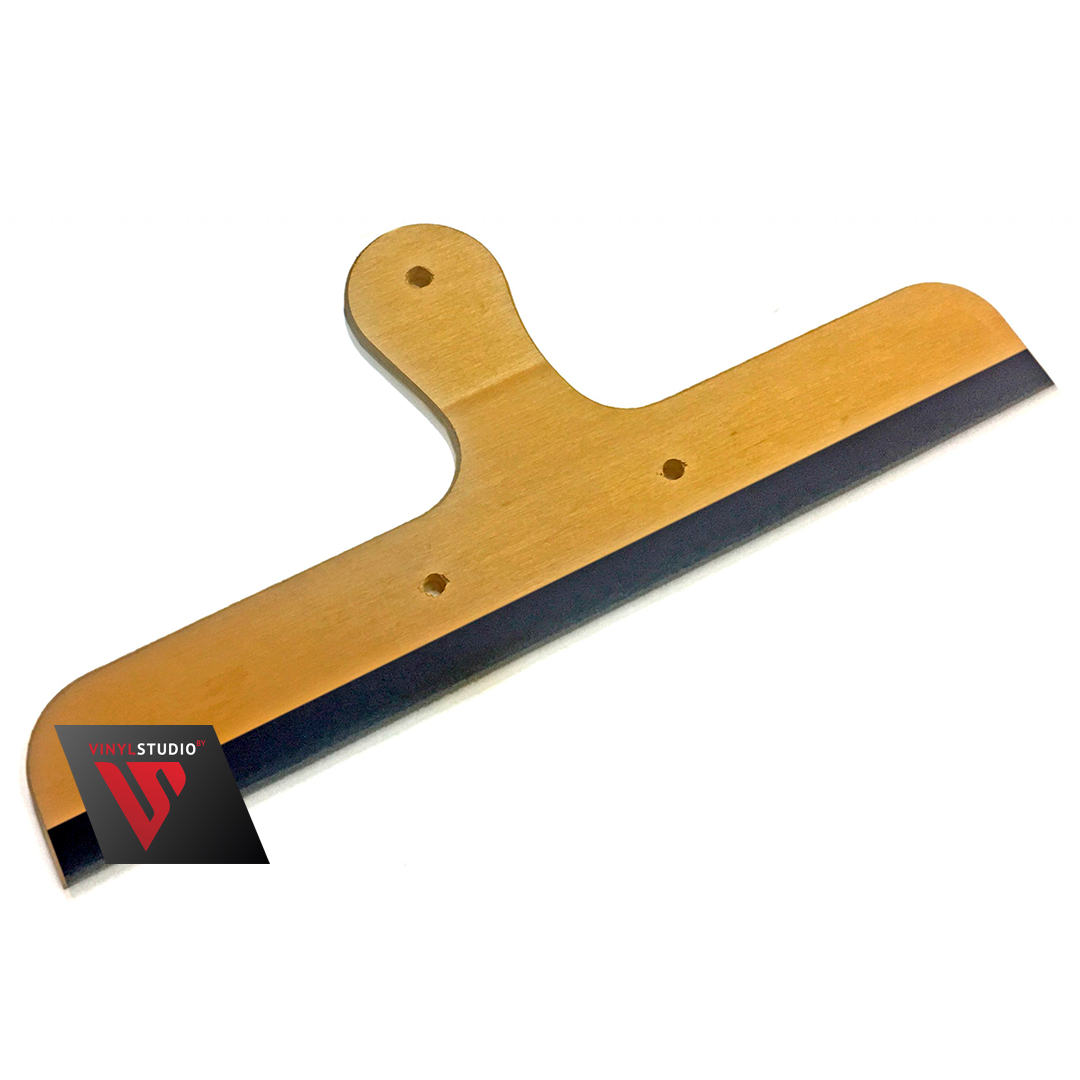 UZLEX Деревянный войлочный ракель большой, 380 x 165 мм, 21910129