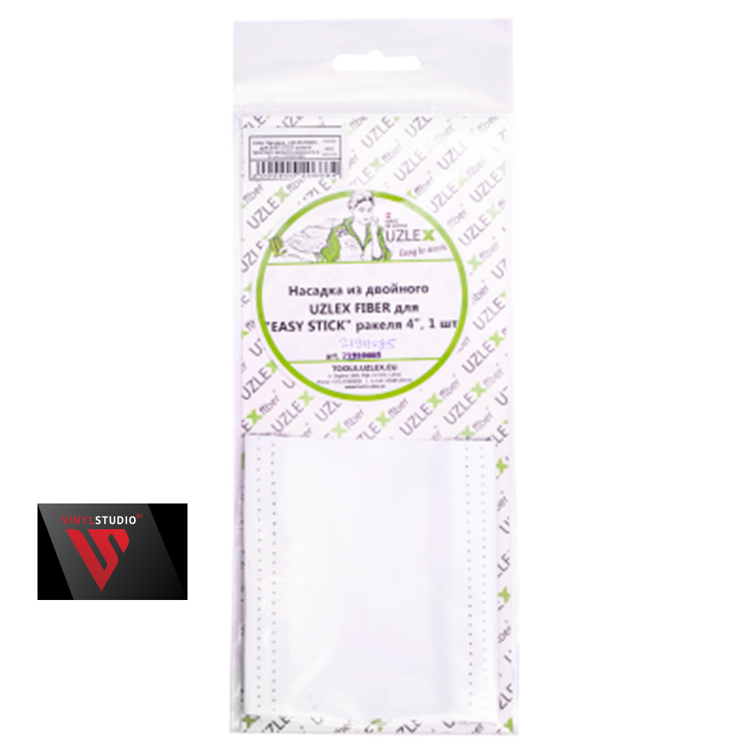Uzlex Насадка для EASY STICK ракеля простого мягкого зеленого 4 (1 шт.) 21911085
