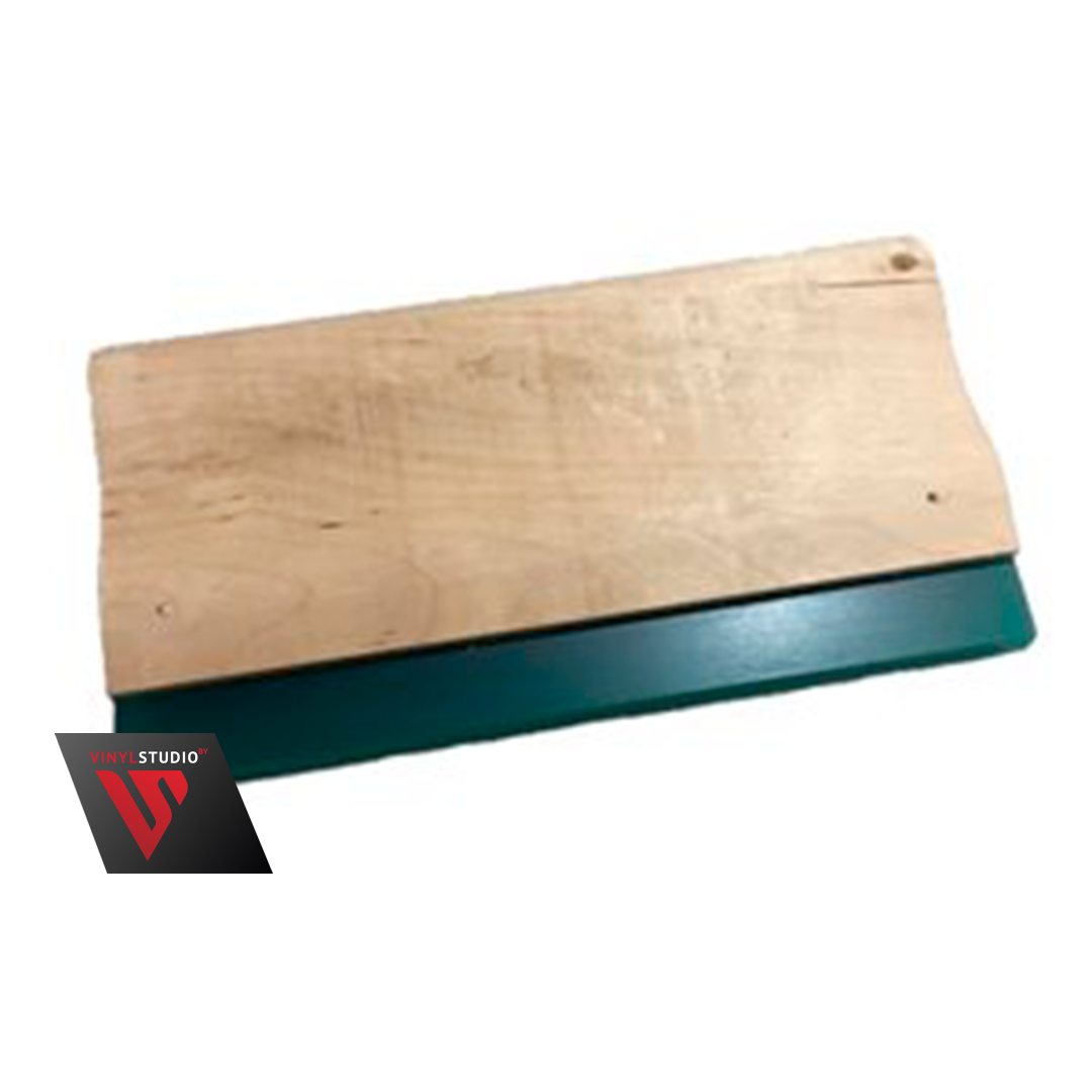 Uzlex Деревянная выгонка с зеленой вставкой WOODEN SQUEEGEE, 220 мм, 21910115