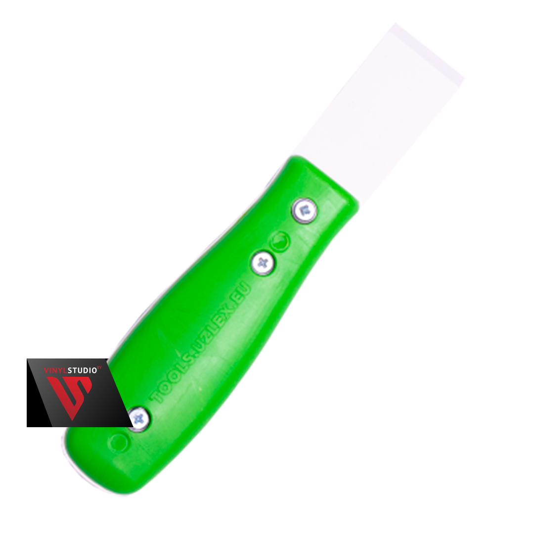 Uzlex Зеленый скребок для снятия пленки 25 мм 21912124