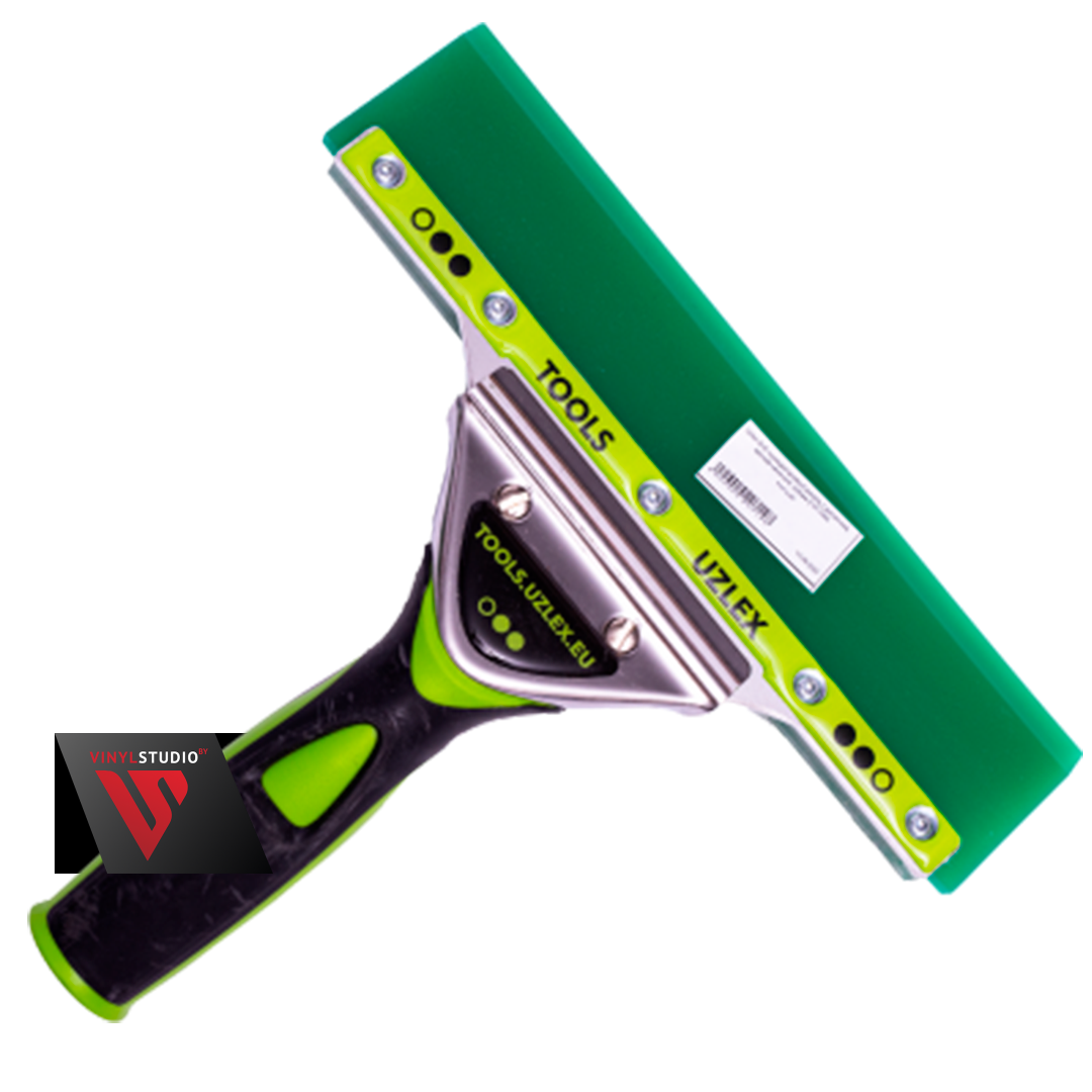 Uzlex GHS полиуретановый ракель с рукояткой, мягкий зеленый, 220 мм 21911066