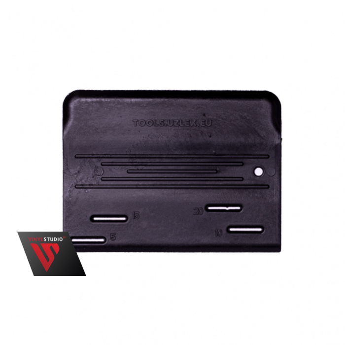 Uzlex Ракель эргономичный 75 М2 черный (110 x 90 мм + 30 град.) черный WRAP 21912020 - 0