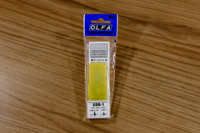 Лезвие OLFA перовое для CMP-1 5х24, 5х0,5мм, 15шт(ЯПОНИЯ) - 0