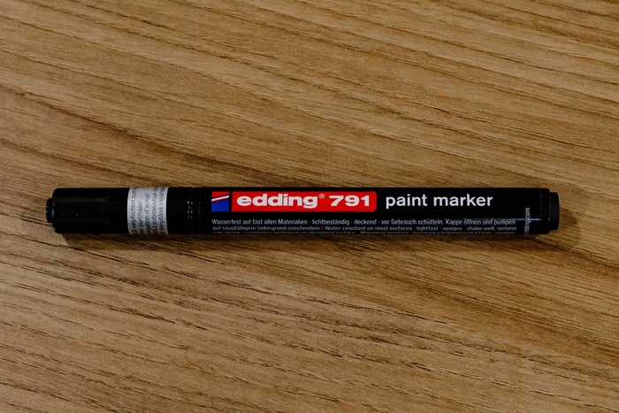 Маркер перманентный Edding 791 E-791A-1(черный) - 0